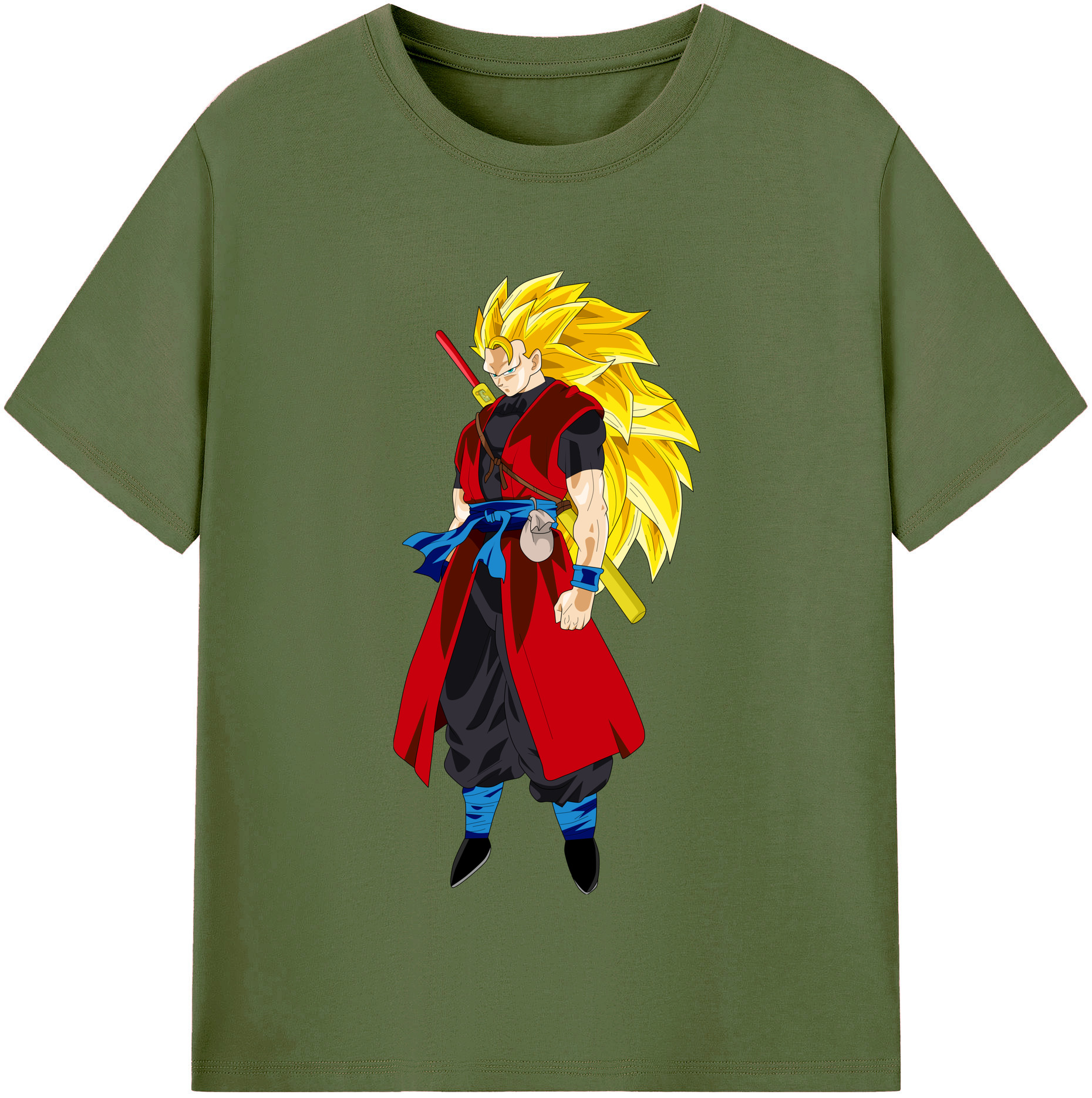 （画像用） ドラゴンボール トランクス（Torankusu）DRAGON BALL Trunks 綿100％半袖Tシャツ（フロントプリント）